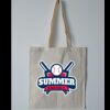 Budget Calico Tote Bag Thumbnail