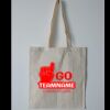 Budget Calico Tote Bag Thumbnail