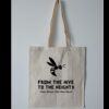 Budget Calico Tote Bag Thumbnail